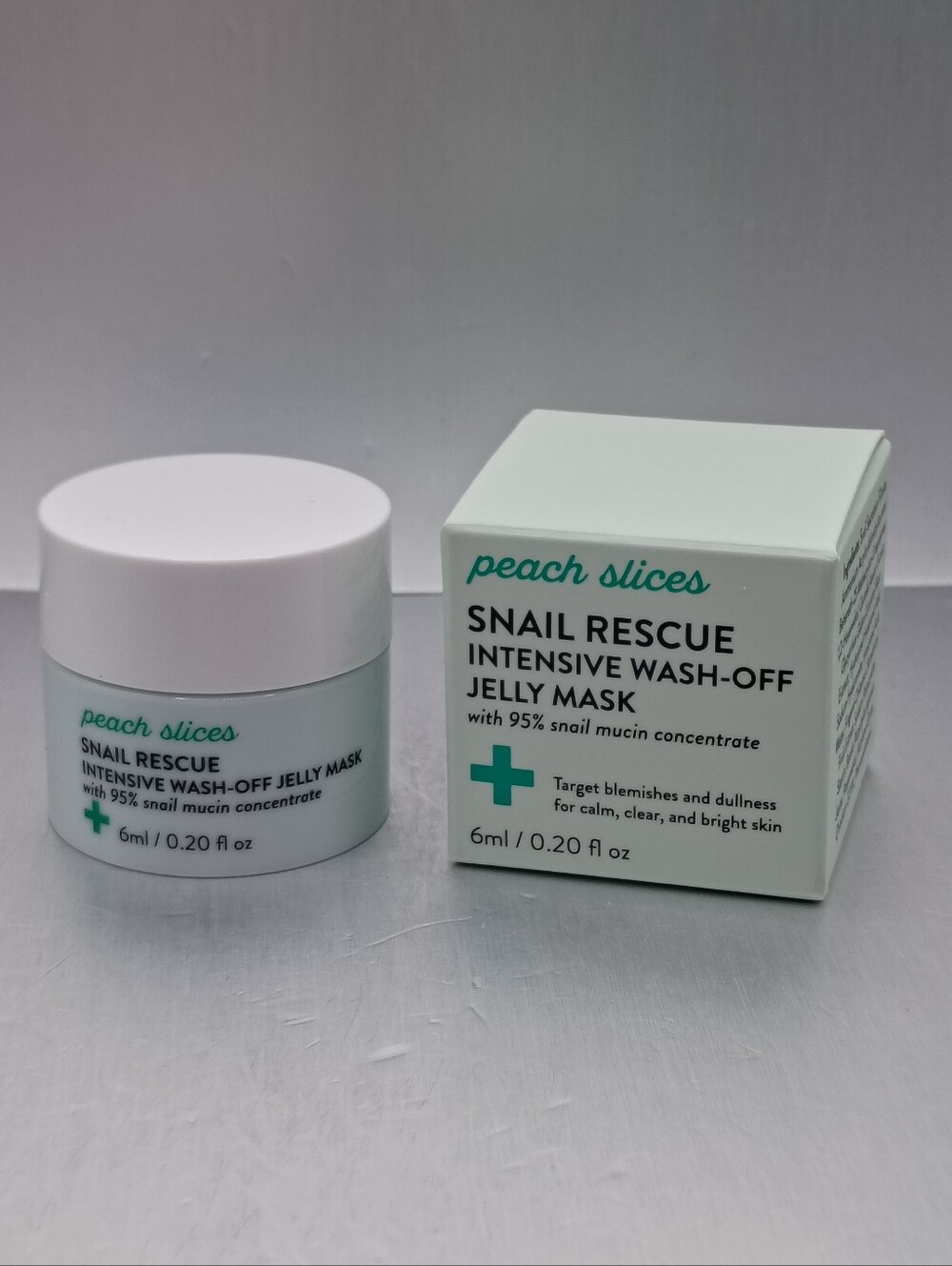 5 For $25 Item🌸 Peach & Lily Peach Slices Snail Rescue Intensive Jelly Mask